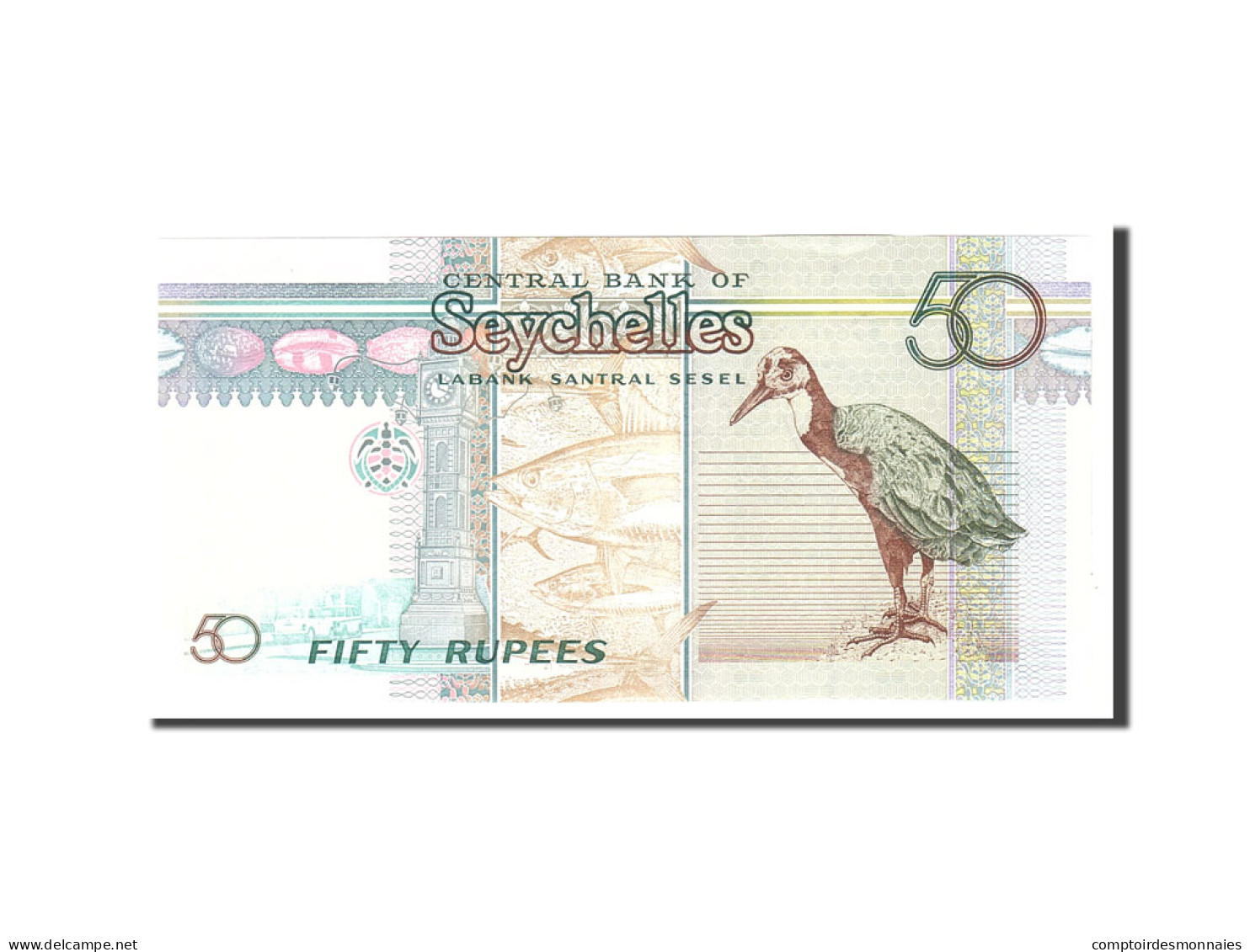 Billet, Seychelles, 50 Rupees, 1998, Undated, KM:38, NEUF - Seychelles