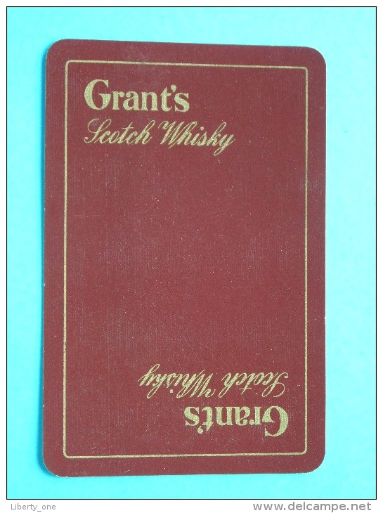 GRANT'S Scotch Whisky / JOKER ( Details - Zie Foto´s Voor En Achter ) !! - Cartes à Jouer Classiques