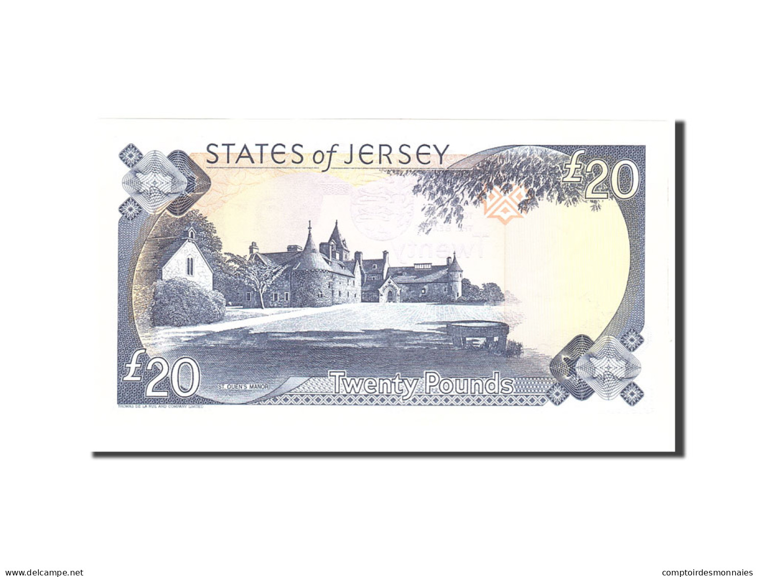Billet, Jersey, 20 Pounds, 2000, Undated, KM:29a, NEUF - Jersey