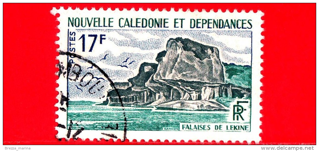 NUOVA CALEDONIA - Usato - 1967 - Paesaggi - Falaises De Lekine - 17 - Used Stamps