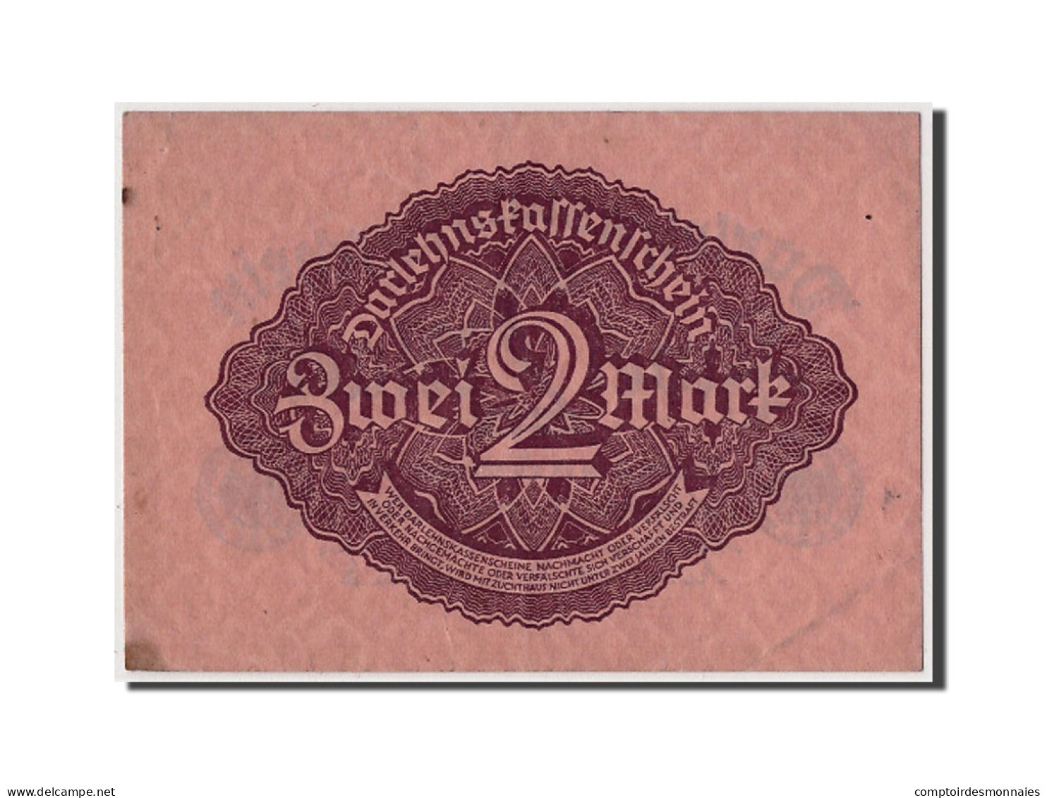 Billet, Allemagne, 2 Mark, 1922, 1922-09-15, KM:62, TB - Reichsschuldenverwaltung