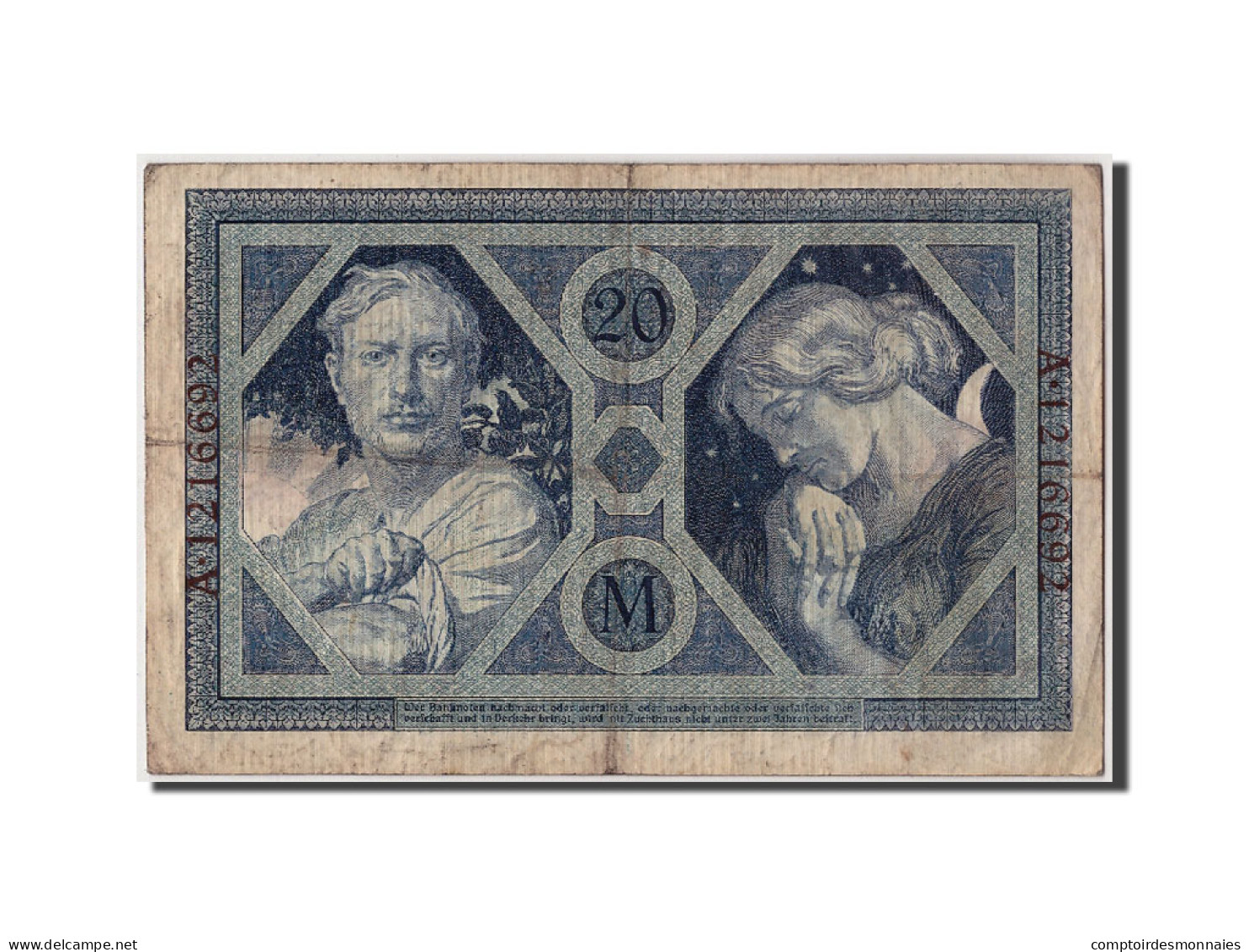 Billet, Allemagne, 20 Mark, 1915, 1915-11-04, KM:63, TB - 20 Mark