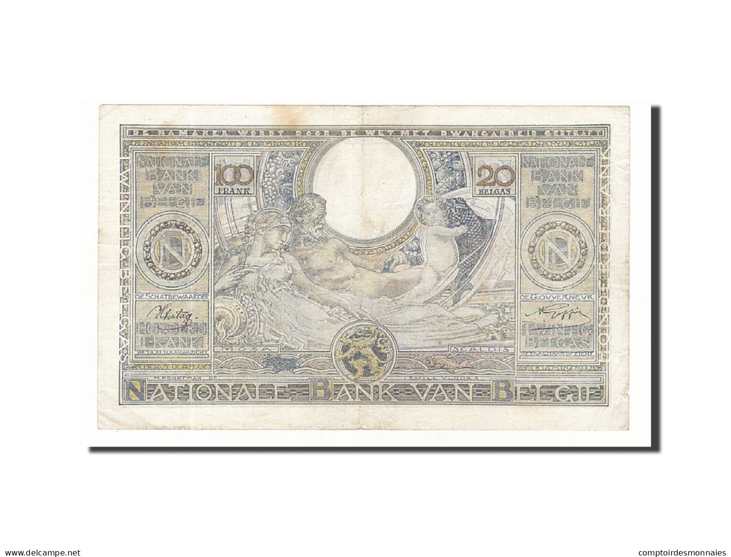 Billet, Belgique, 100 Francs-20 Belgas, 1941, 1941-10-30, KM:112, TB+ - 100 Francos