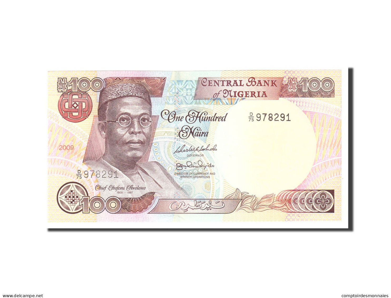 Billet, Nigéria, 100 Naira, 2009, Undated, KM:28i, NEUF - Nigeria