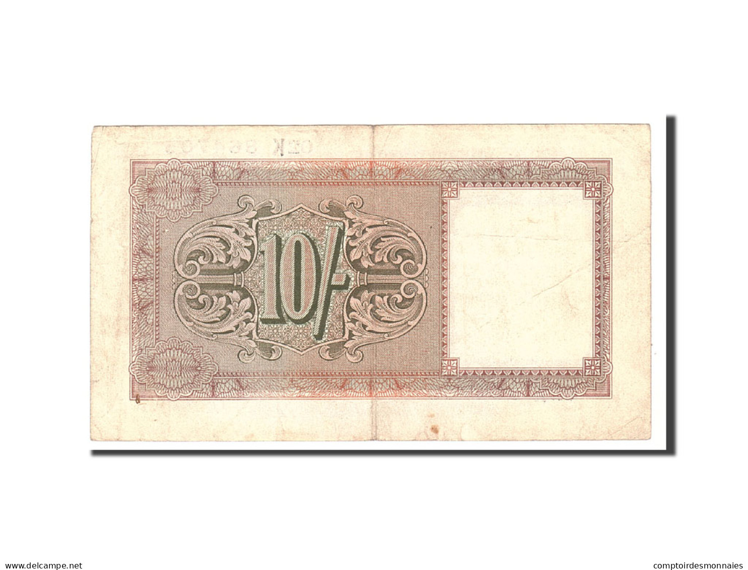 Billet, Grande-Bretagne, 10 Shillings, 1943, Undated, KM:M5, TB+ - British Military Authority