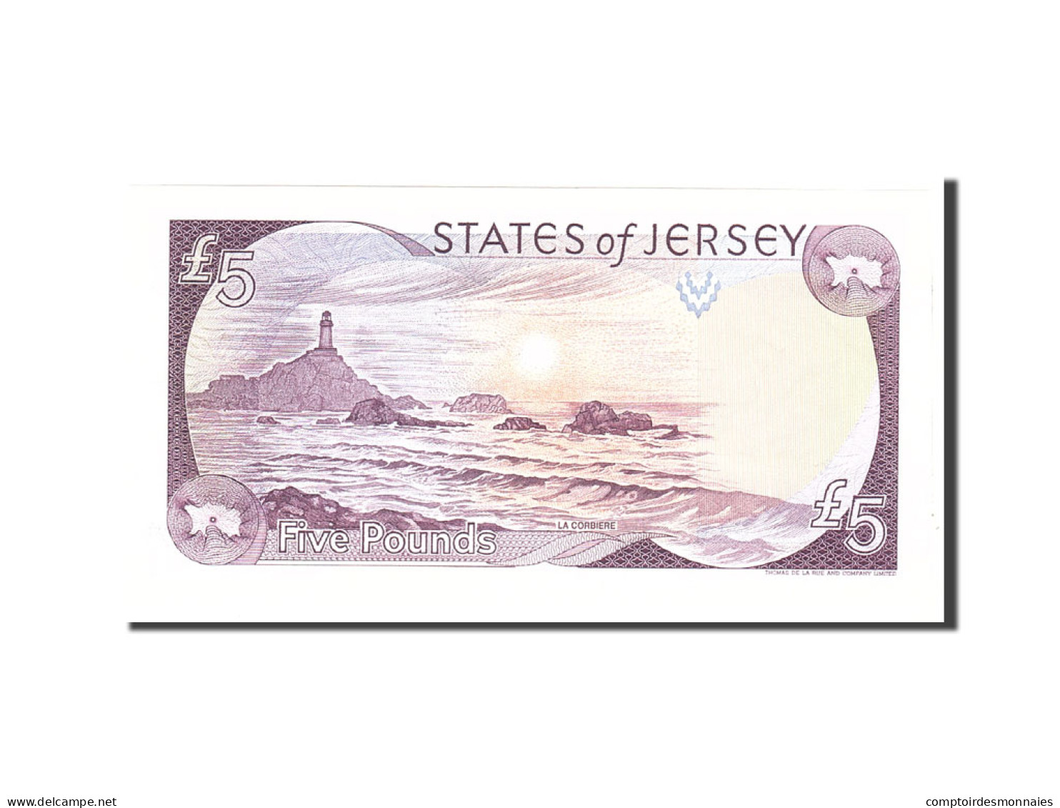 Billet, Jersey, 5 Pounds, 1993, Undated, KM:21a, NEUF - Jersey