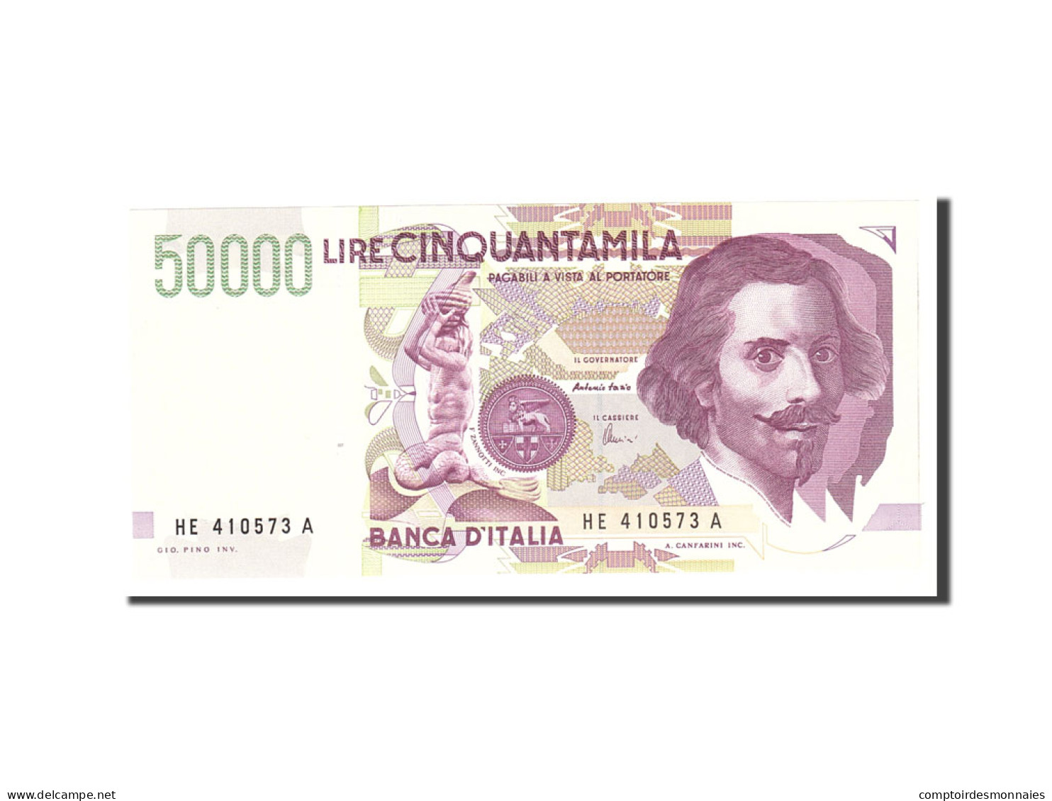 Billet, Italie, 50,000 Lire, 1992, 1992-05-27, KM:116c, NEUF - 50000 Lire