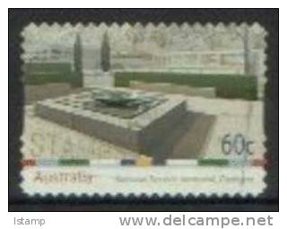 ⭐2010 - Australia National Service MEMORIAL - 60c Stamp FU Self Adhesive⭐ - Usati