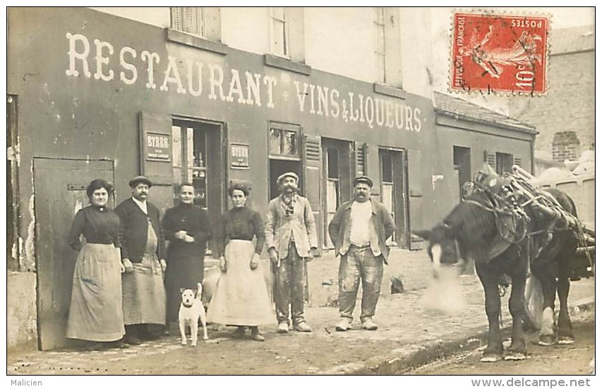 - Depts Divers - Ref - EE651 - Seine Saint Denis - Villetaneuse - Pierrefitte - Restaurant Vins Et Liqueurs - - Villetaneuse