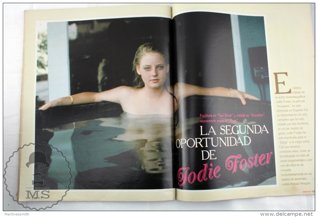 1989 Spanish Men´s Magazine - Jodie Foster Sexy Photos - [2] 1981-1990