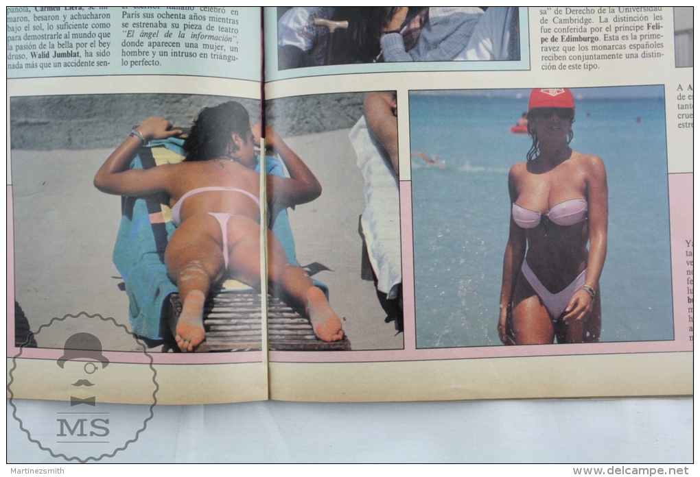 1988 Spanish Men´s Magazine - Sofia Loren Topless Pictures, Sabrina Salerno On The Beach - [2] 1981-1990