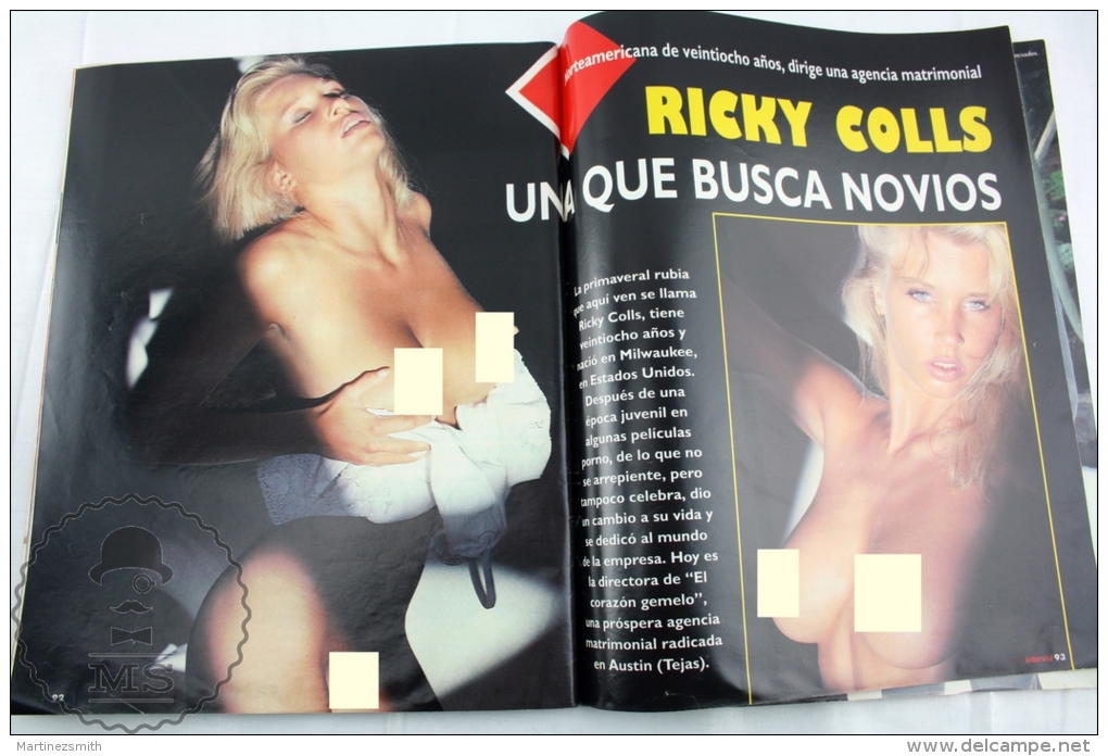 1984 Spanish Men´s Magazine - Belinda Washington Sexy Photos & Ricky Colls - [2] 1981-1990
