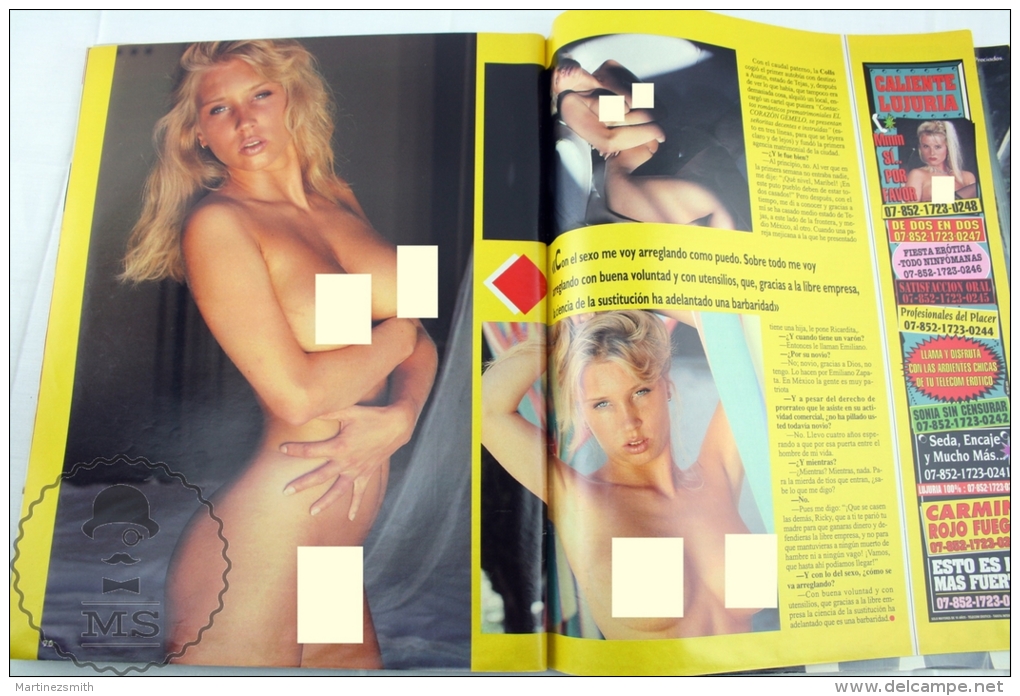 1984 Spanish Men´s Magazine - Belinda Washington Sexy Photos & Ricky Colls - [2] 1981-1990