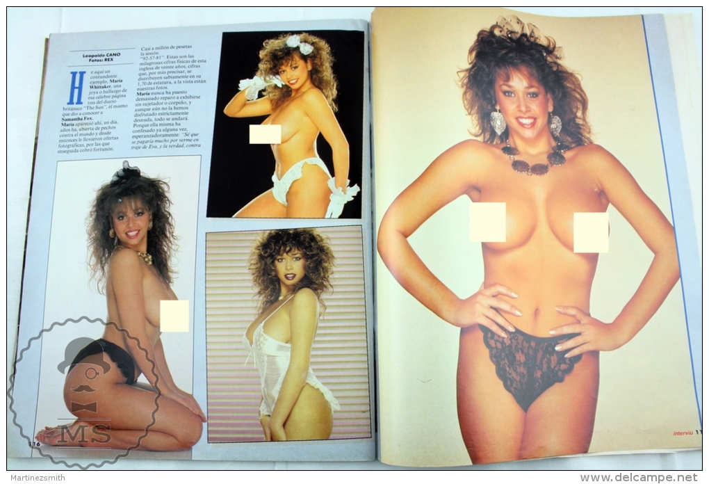 1991 Spanish Men´s Magazine - Maria Whittaker Nude Pictures - [3] 1991-…