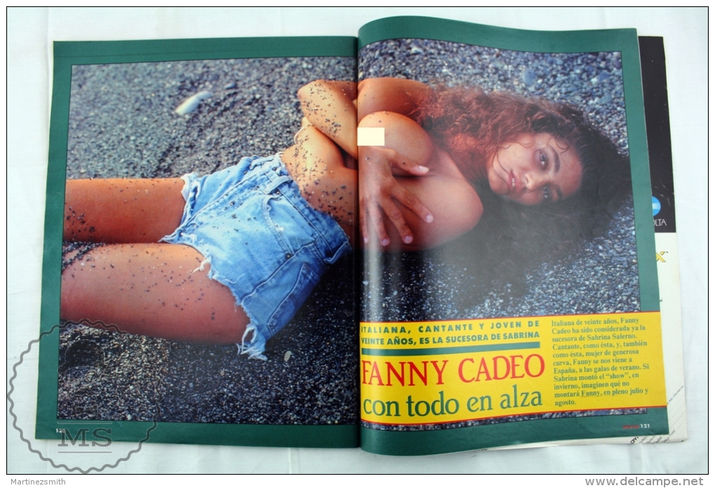 1992 Spanish Men´s Magazine - Fanny Cadeo Next Girl After Sabrina Salerno - [3] 1991-…