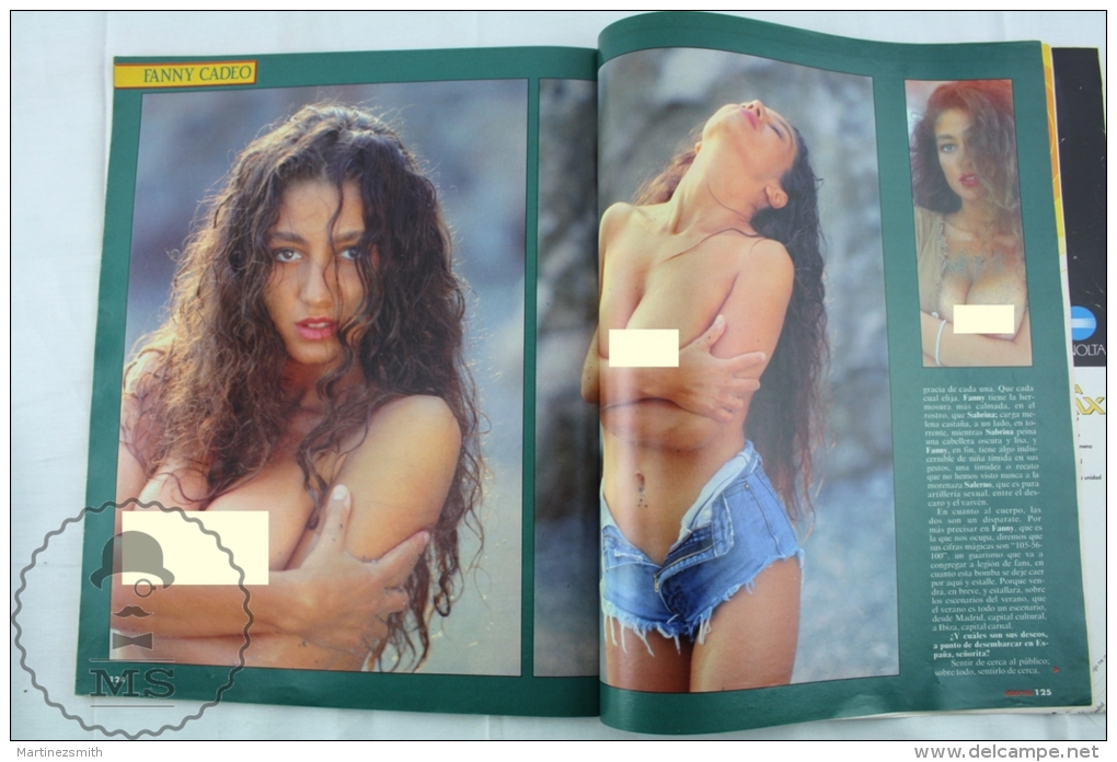 1992 Spanish Men´s Magazine - Fanny Cadeo Next Girl After Sabrina Salerno - [3] 1991-…