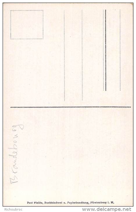 RARE FURSTENBERG I. MECKL AN DER HAVEL - Fuerstenberg