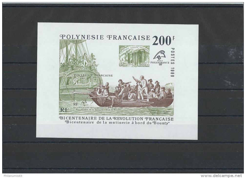 POLYNESIE 1989 - YT BF N° 15 NEUF SANS CHARNIERE ** (MNH) GOMME D'ORIGINE LUXE - Blocchi & Foglietti