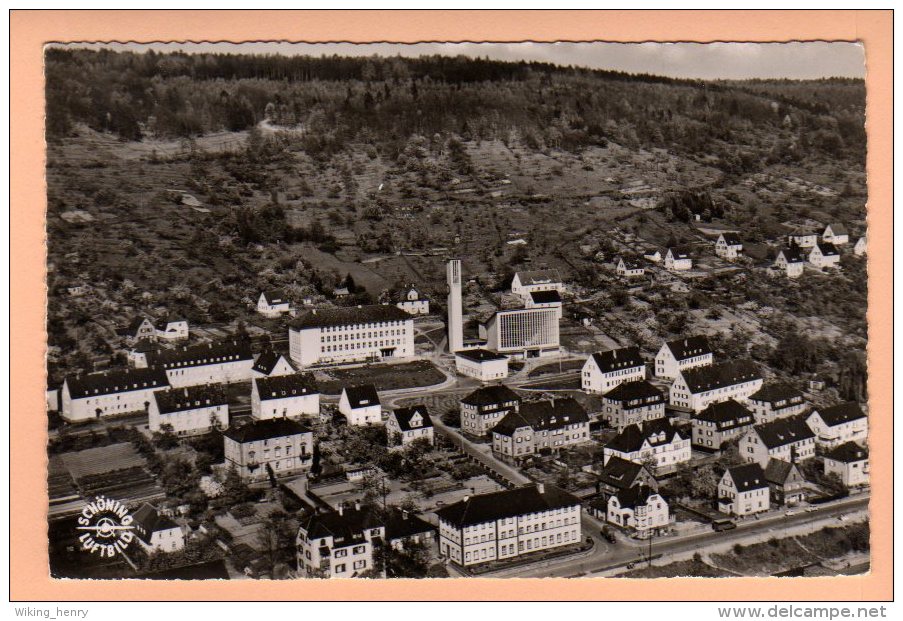 Gemünden Am Main - S/w Luftbild 2 - Gemuenden