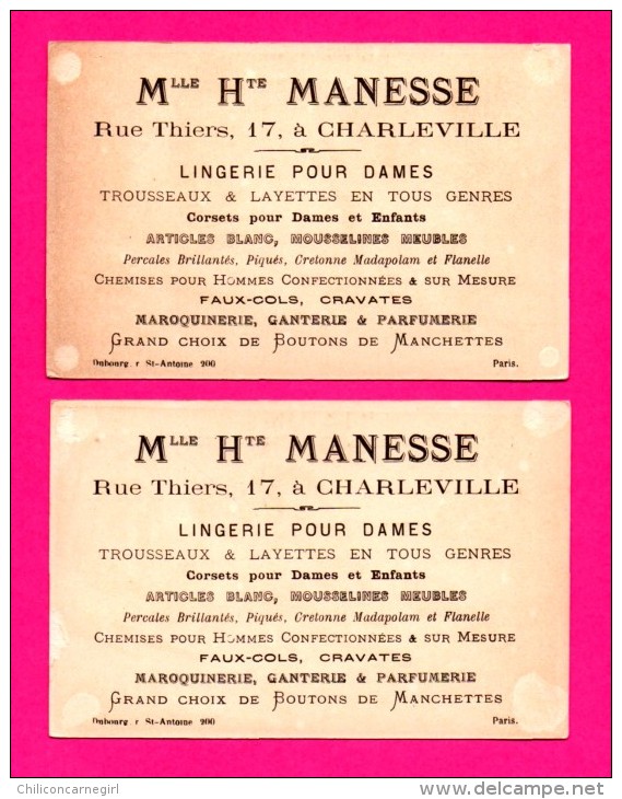 8 Chromos Dorés - MANESSE Charleville - Lingerie Pour Dames - Enfants Marins - Plage - Bateau - Crabe - Homard - DUBOURG - Sonstige & Ohne Zuordnung