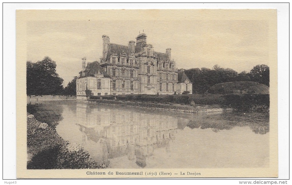 BEAUMESNIL - LE CHATEAU - DONJON - CPA NON VOYAGEE - Beaumesnil