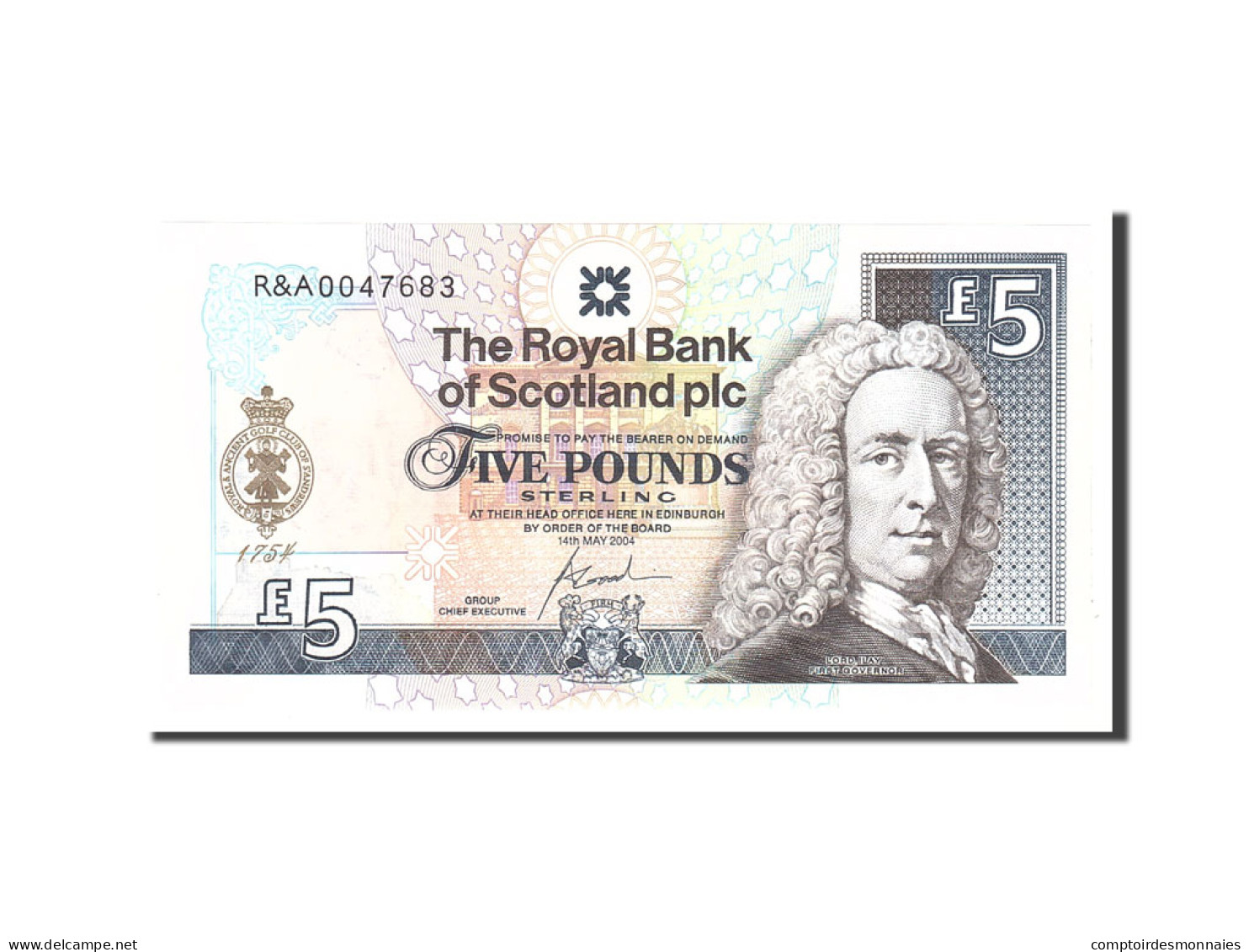 Billet, Scotland, 5 Pounds, 2004, 2004-05-14, KM:363, NEUF - 5 Pond