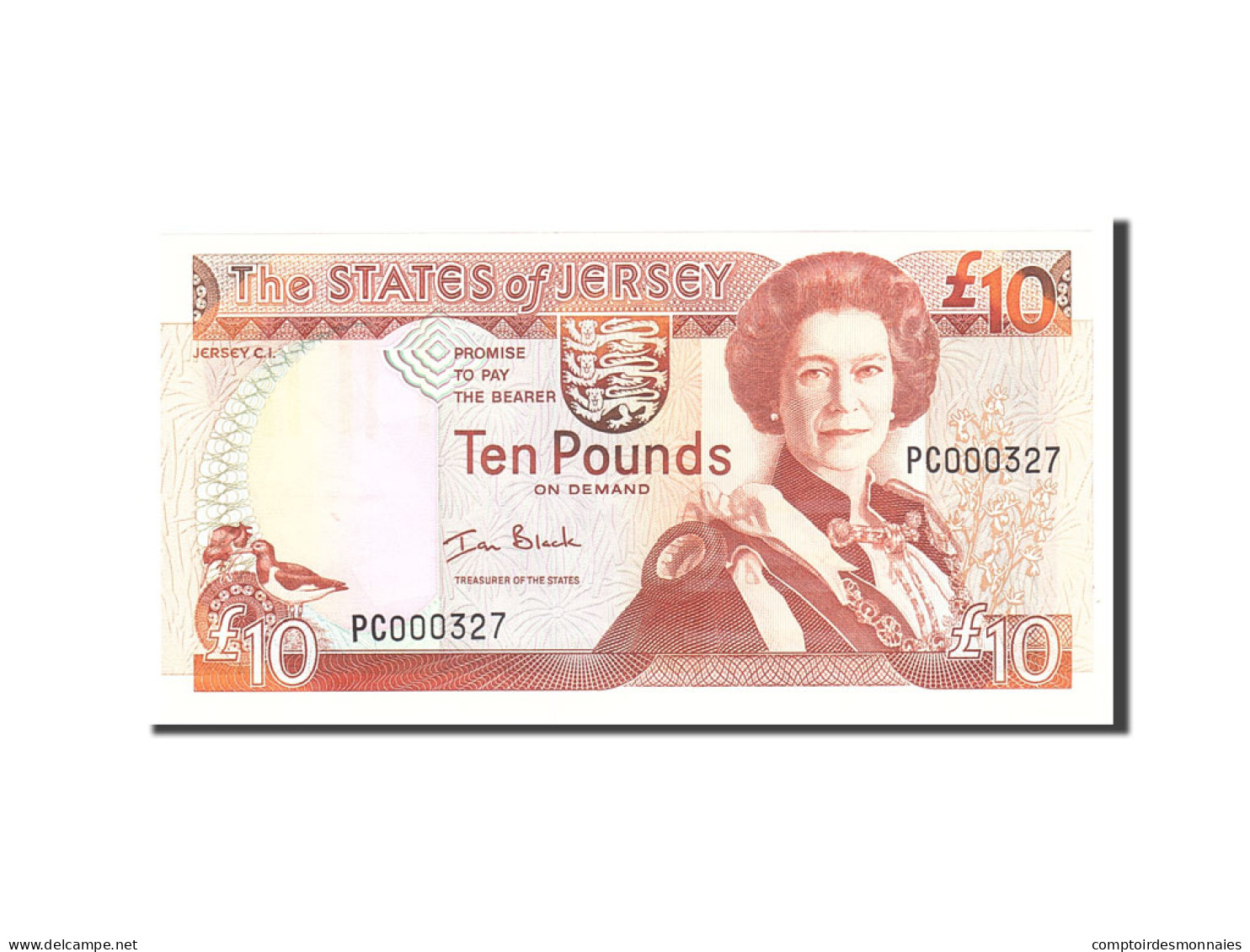 Billet, Jersey, 10 Pounds, 2000, Undated, KM:28a, NEUF - Jersey