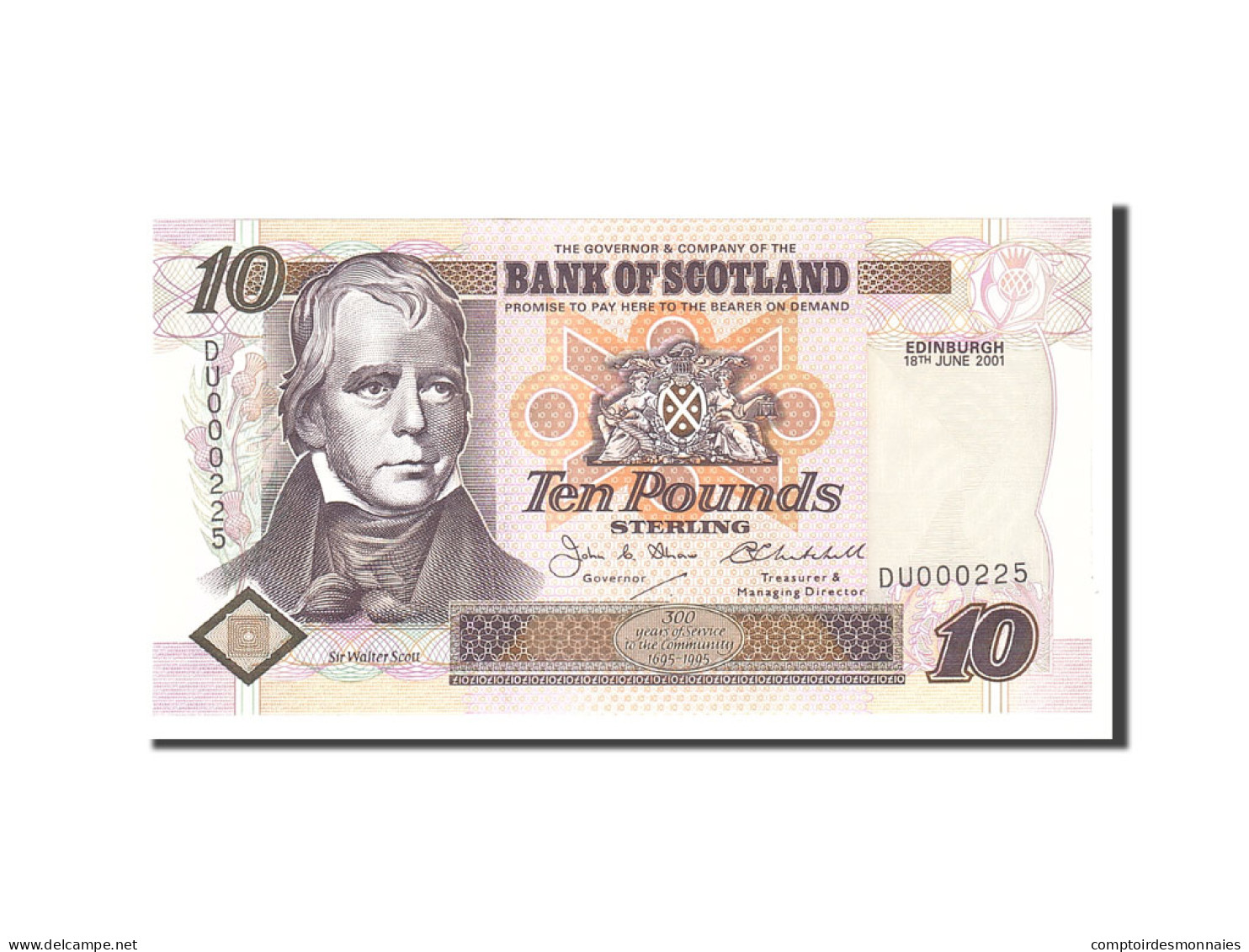 Billet, Scotland, 10 Pounds, 2001, Undated, KM:120d, NEUF - 10 Pounds