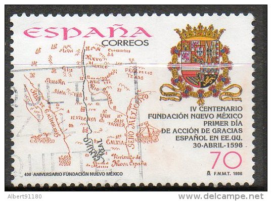 ESPAGNE  Fondation Du Nouveau Mexique 1998 N° 3168 - Used Stamps