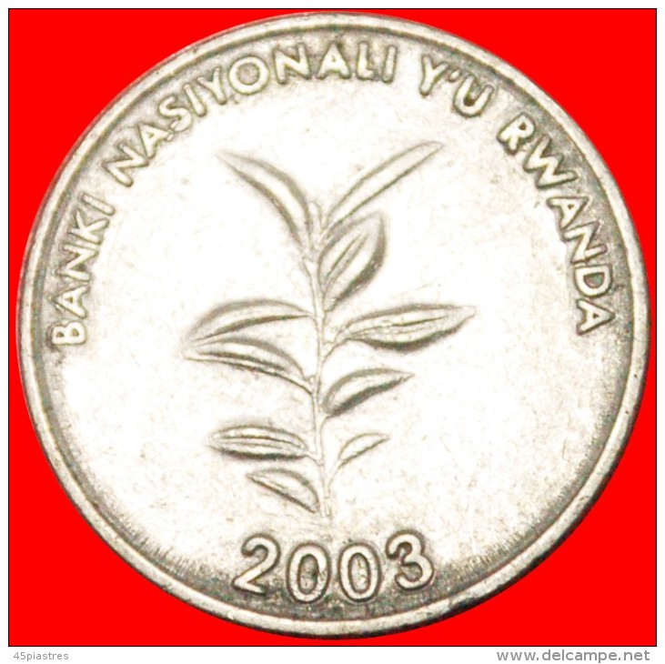 &#9733;TEA: RWANDA 20 FRANCS 2003! LOW START&#9733;NO RESERVE!!! Balboa (1475-1519) - Rwanda