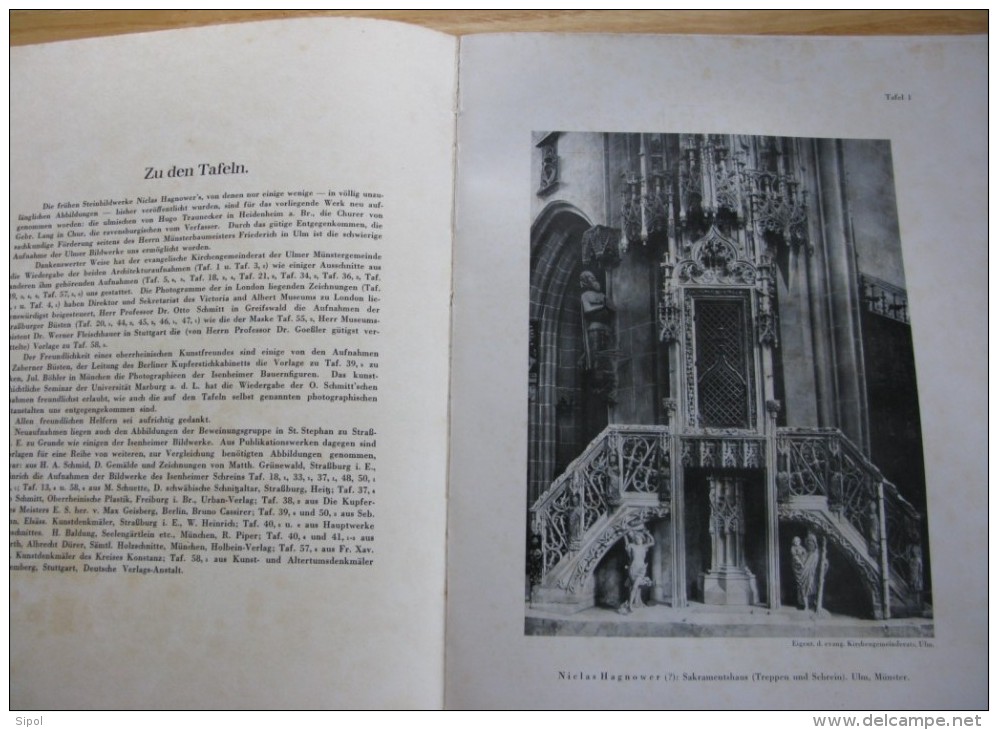 Niclas Hagnower Der Meisterdes Isenheimer Hochaltars und seine frühwerke Wilhelm Vöge feriburgI.Br. 1931