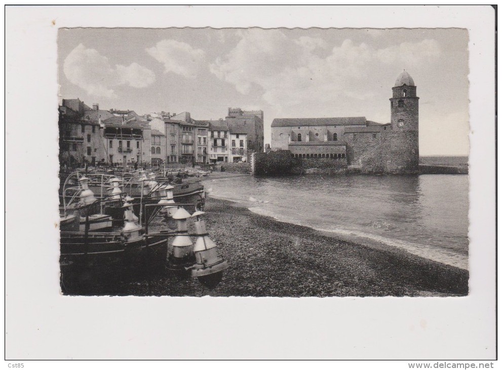 CPSM - COLLIOURE - Le Port De Ville - Les Lamparos ( Peche De Nuit ) - Collioure