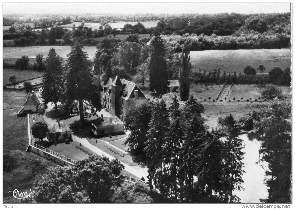 LOURDOUEIX-SAINT-PIERRE VUE AERIENNE AERIUM DU CHATEAU DE WOST - Autres & Non Classés