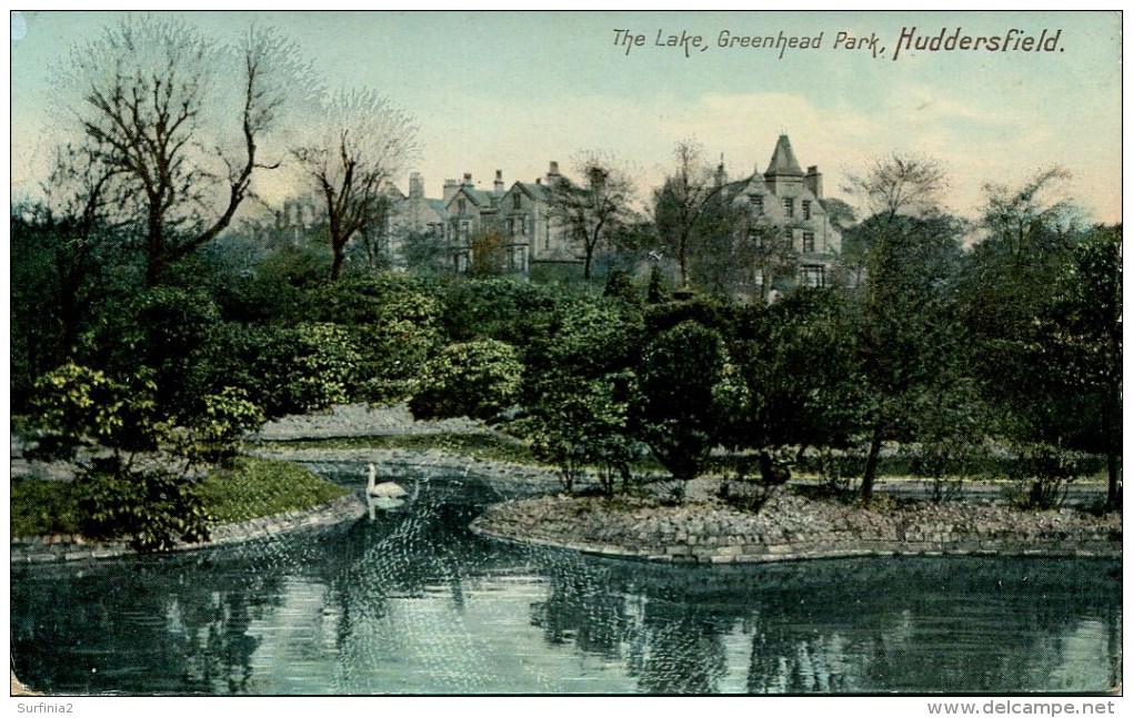 YORKS - HUDDERSFIELD - GREENHEAD PARK - THE LAKE 1907  Y2876 - Other & Unclassified