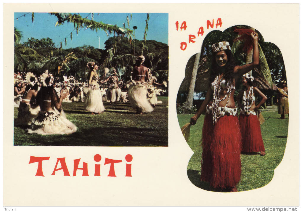 Images Du Film "Danses De Tahiti" Consacré Au Folklore Polynésien - Tahiti