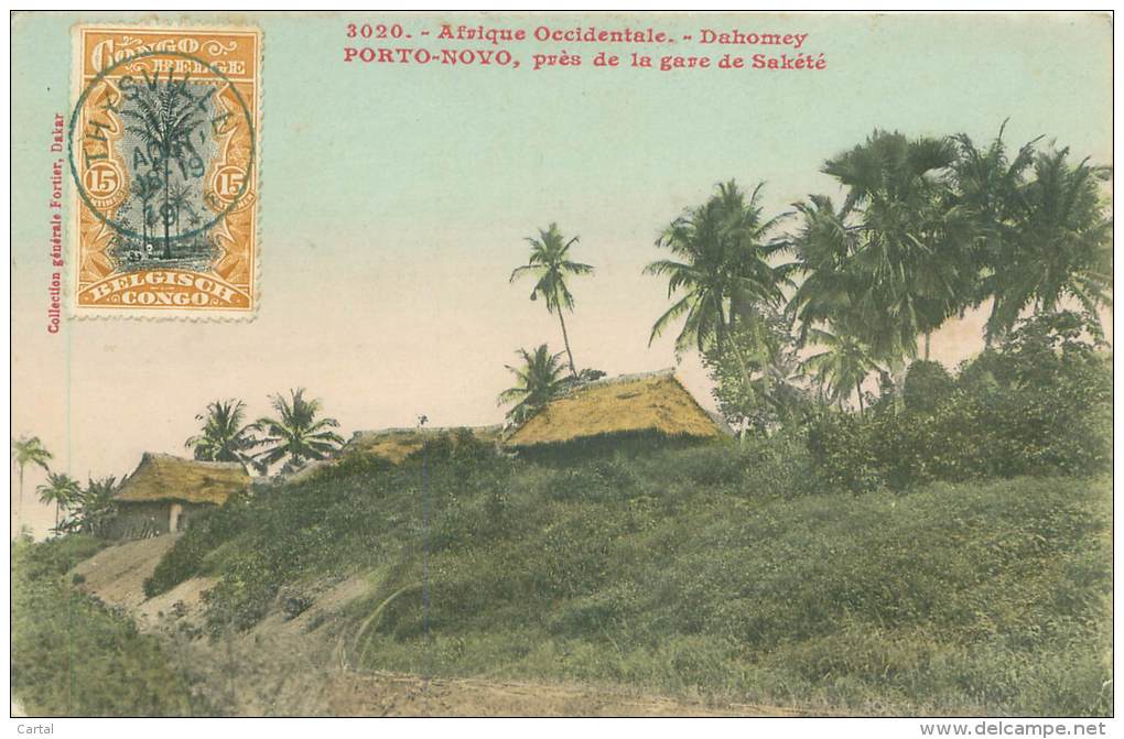 DAHOMEY - PORTO-NOVO, Près De La Gare De Sakété - Dahomey