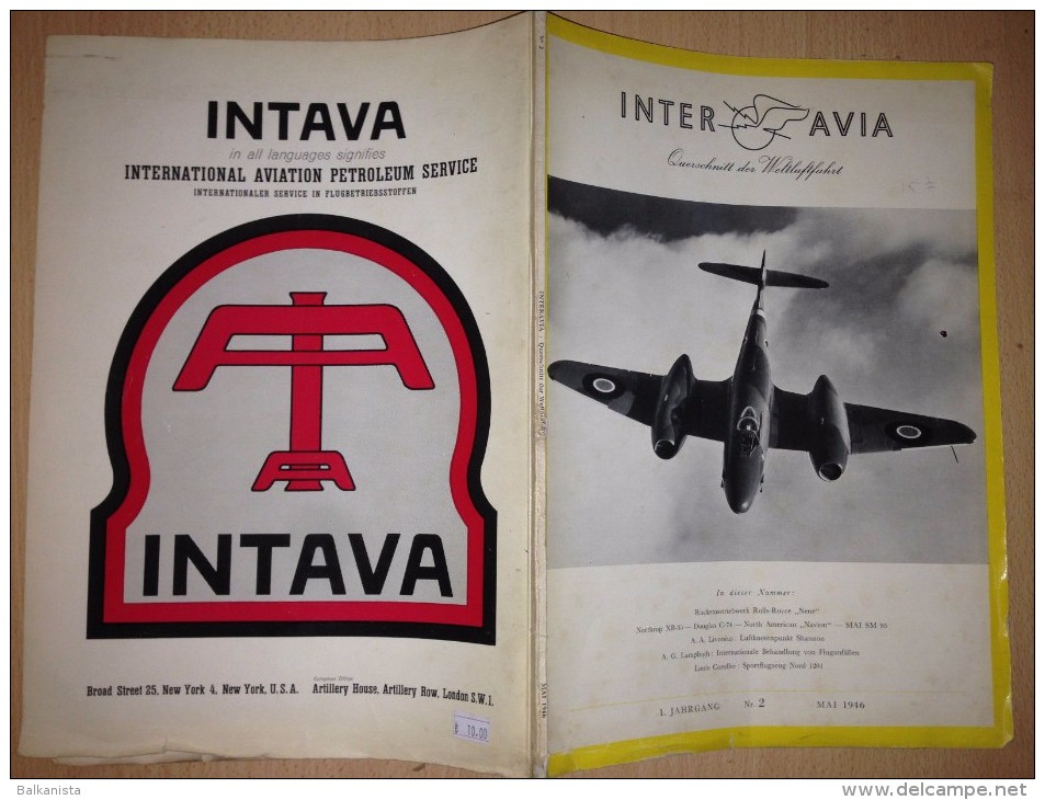 Interavia Querschnitt der Weltluftfahrt, 1. Jahrgang, Mai 1946 No: 2