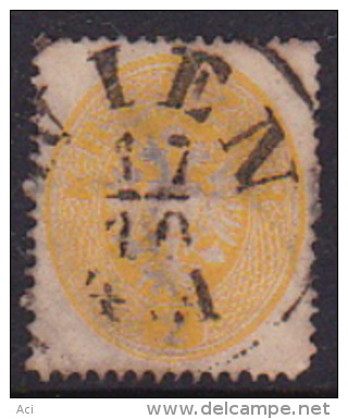 Italian States Lombardy Venetia 1863 2 Soldi Yellow Perv 14 Used - Lombardo-Vénétie