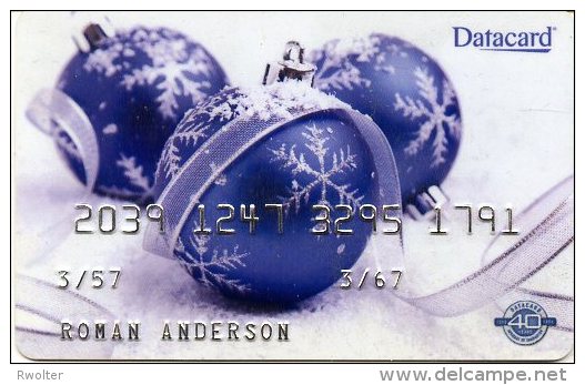 @+ Carte Démonstration Datacard : Boules De Noel - Seasons