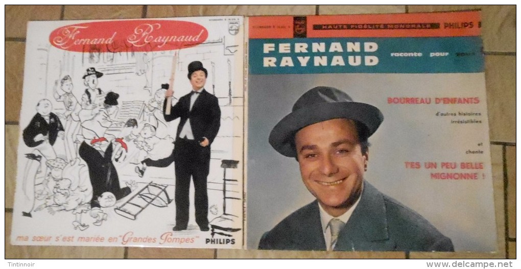 LOT FERNAND RAYNAUD 33 T 25 CM AVEC ENREGISTREMENT PUBLIC - Humour, Cabaret