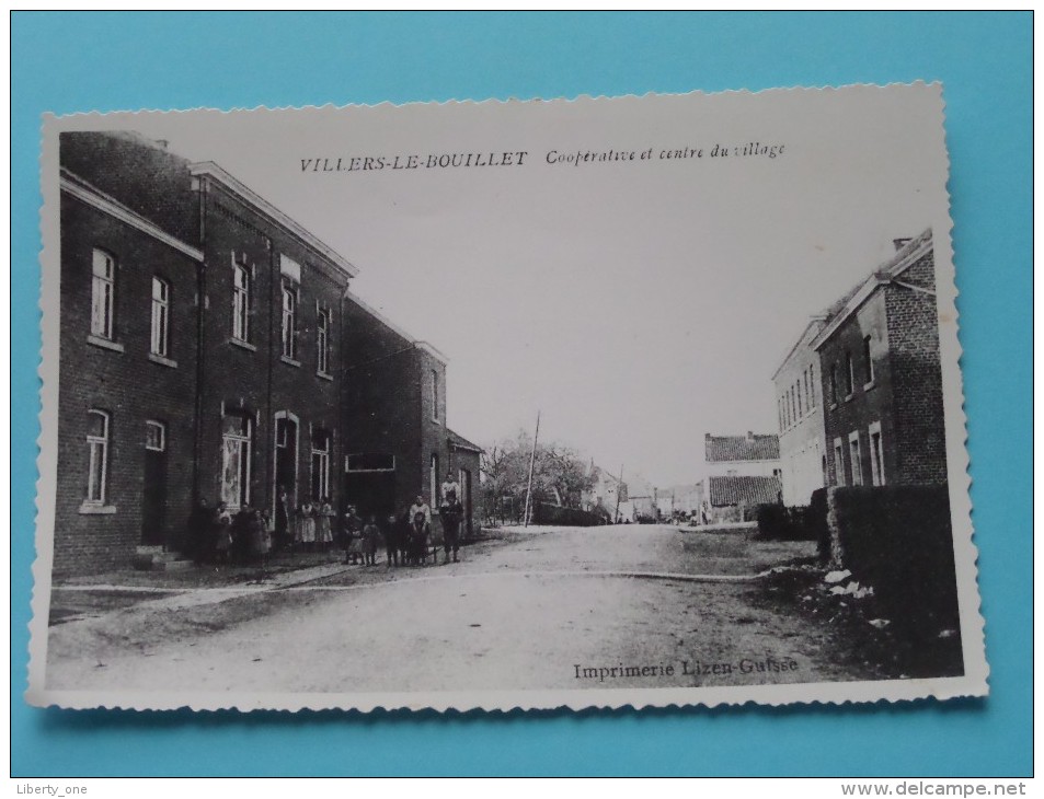Coopérative Et Centre Du Village ( Copie De CP / PK Copy ) Anno 19?? ( Zie Foto Details ) !! - Villers-le-Bouillet