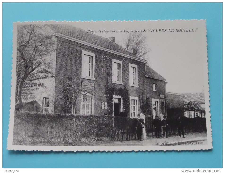 Postes - Télégraphes Et Imprimerie ( Copie De CP / PK Copy ) Anno 19?? ( Zie Foto Details ) !! - Villers-le-Bouillet