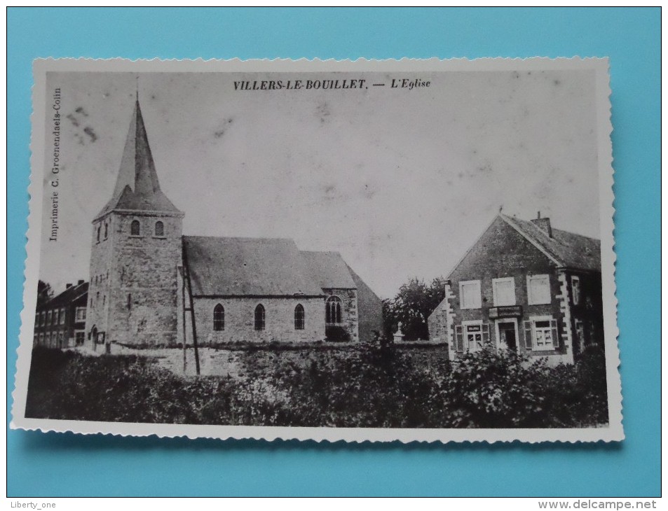 L´Eglise ( Copie De CP / PK Copy ) Anno 19?? ( Zie Foto Details ) !! - Villers-le-Bouillet