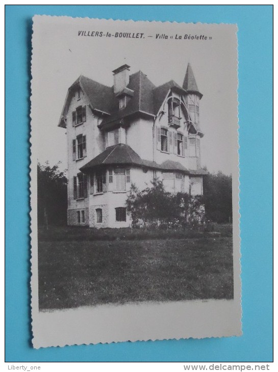 Villa " La Béolette " ( Copie De CP / PK Copy ) Anno 19?? ( Zie Foto Details ) !! - Villers-le-Bouillet