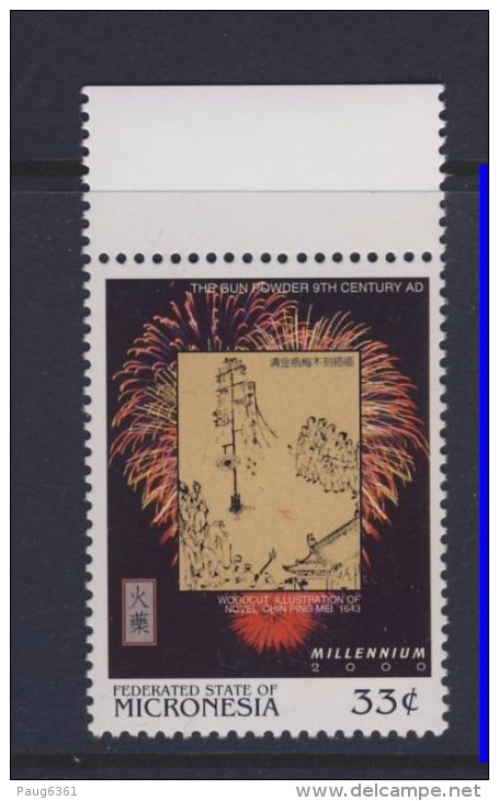 MICRONESIE  2000 MILLINIUM-FEUX D ARTIFICE SC N°377  NEUF MNH** - Micronésie