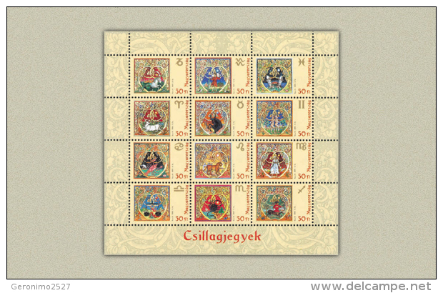 HUNGARY 2005 CULTURE Art ZODIACAL SIGNS - Fine S/S MNH - Ongebruikt