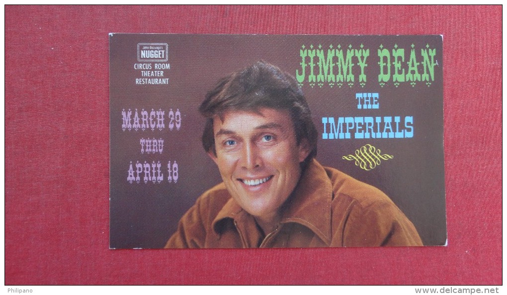 Jimmy Deam & The Imperials  At The Circus Room Theater John Asuaga's Nugget Reno = 69 - Reno