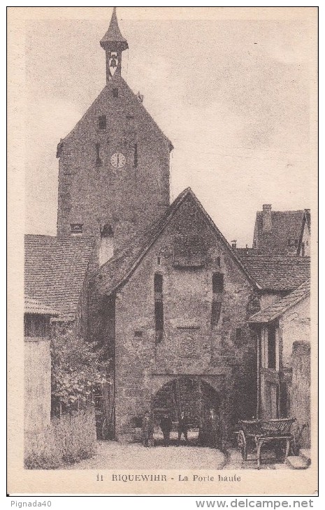 Cp , 68 , RIQUEWIHR , La Porte Haute - Riquewihr