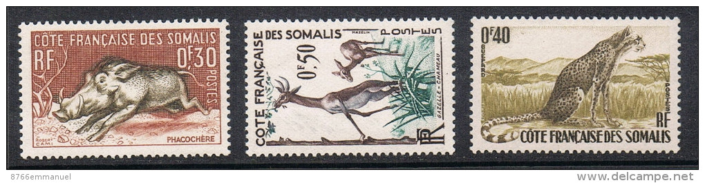 COTE DES SOMALIS N°287 A 289 N** (287 Et 289) Et * (288) - Neufs