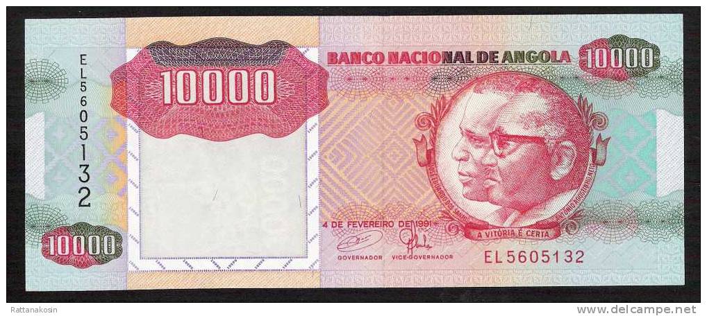 ANGOLA  P131b    10.000   KWANZAS    1991. - Angola